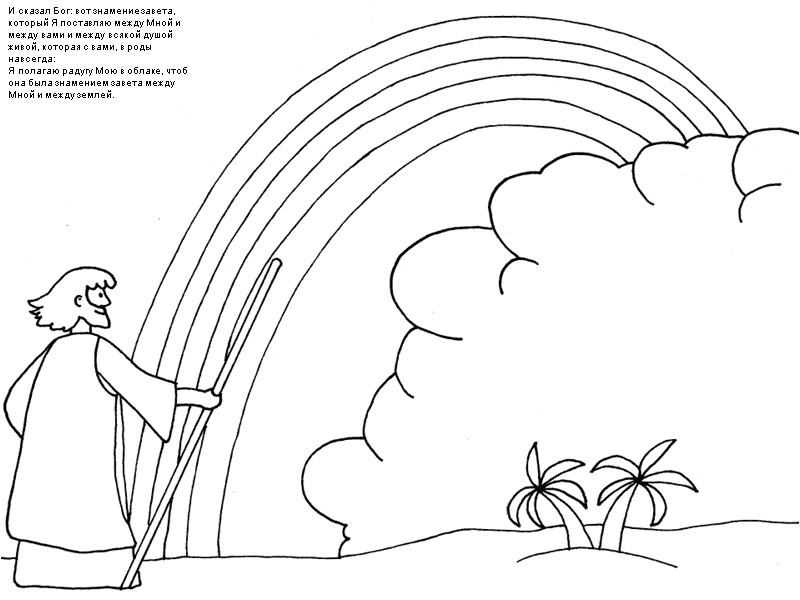 И сказал Бог: вот знамение завета, который Я поставляю между Мной и между вами